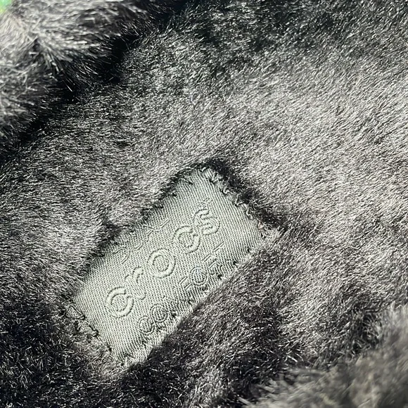 NWT Crocs Classic Fur Lined Spray Dye rainbow Clog in size 13 mens - Picture 9 of 9